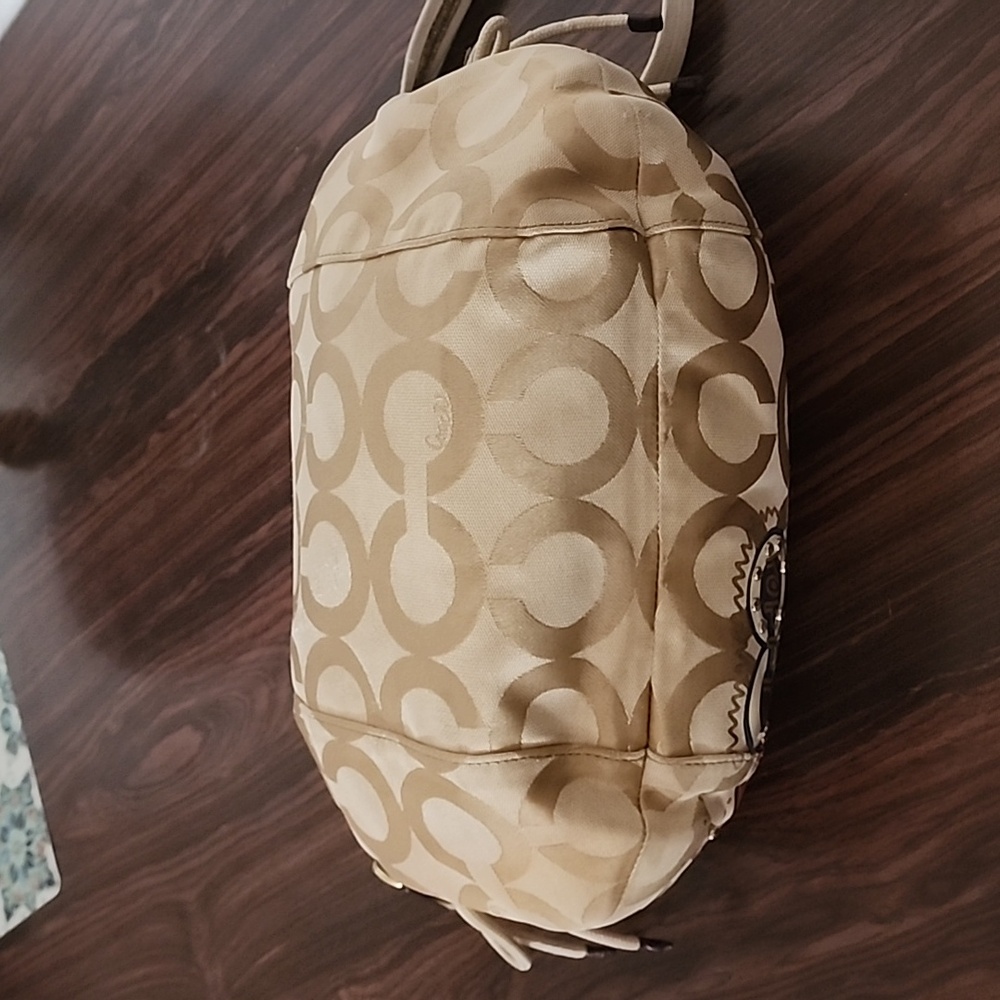 Y2K COACH Poppy Graffiti Glam Tote Crossbody Signature Rare Bag Purse 2 Hangtag - Picture 14 of 17